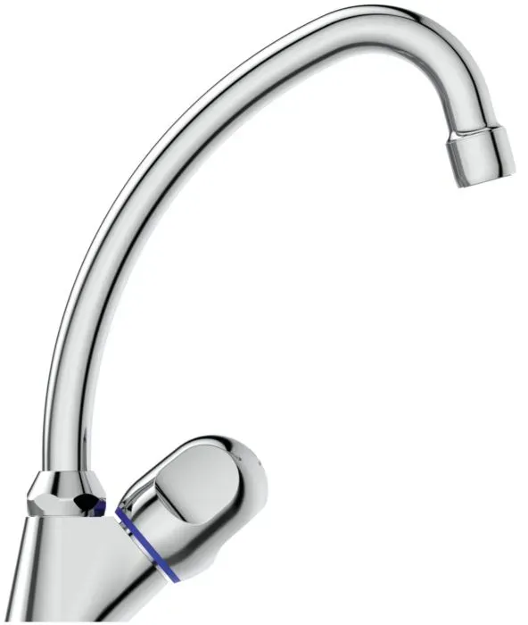 Ideal Standard Alpha Standventil B1841AA chrom, Ausladung 155 mm schwenkbarer Rohrauslauf