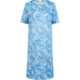 MEY Damen, Pyjama, Ivani Nachthemd Blau, (XL)