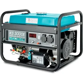 Könner & Söhnen KS 3000E Stromerzeuger Generator Benzin Notstromaggregat 3000 Watt mit E-Start