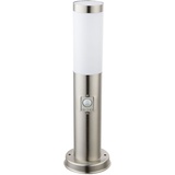 GLOBO Stehlampe dimmbar mit Fernbedienung Gartenleuchte LED Wegeleuchte Außenleuchte mit Bewegungsmelder, rgb Farbwechsel, 8,5W 806lm warmweiß, DxH 12,7x45