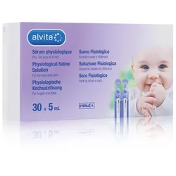 Alvita physiologische Kochsalzlösung Ampullen 30X5 ml