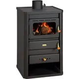 Prity Kaminofen 10 kW Stahl Schwarz