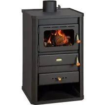 Prity Kaminofen 10 kW Stahl Schwarz