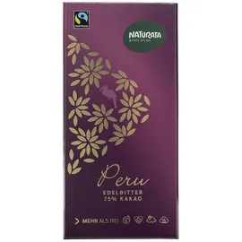 Naturata Peru Edelbitter Schokolade 75% 100 g