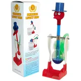 Non Stop Liquid Drinking Glass Bird Funny Duck Drink Water Desk Toy (Blau)