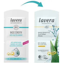 Lavera Basis Sensitiv Anti-Falten Maske Q10 10 ml