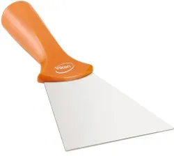 Vikan Handschaber, Stielmodell, 100 mm 40117 , Farbe: orange