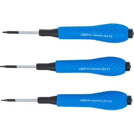 BGS Präzisions-Schraubendreher-Satz T-Profil (für Torx) T4 / T5 / T6 3-tlg.