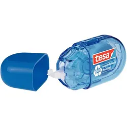 Tesa Mini Roller Korrigieren ecoLogo®, einweg, blau, 6 m x 5 mm