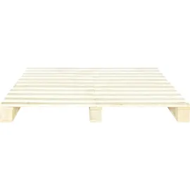 vidaXL Palettenbett 180 x 200 cm Braun