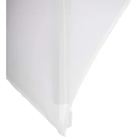 TexDeko Biertischhusse Stretch Weiß 220 x 70 cm