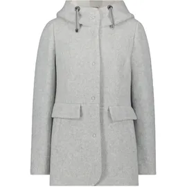 Amber & June Winterjacke mit Kapuze in Hellgrau | Gr.: 40