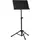 Gewa Orchesternotenpult - Metall - zusammenlegbar - Platte Vollmaterial und abnehmbar - ABS und Rohrverbindung - Höhe 67-120 cm - Gewicht 3,8 kg - schwarz