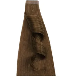 Desinas Tape In Extensions goldbraun 50cm Damen 