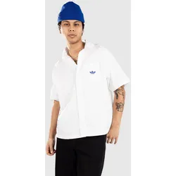 adidas Skateboarding Shmoofoil Button Hemd white Gr. S