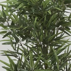 NATURN LIVING Kunstpflanze Bambus – ø 18 x 135 cm – Phyllostachys – Wartungsfreie Bambuspflanze – Grün
