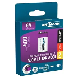 Ansmann USB-Akku mit Ladekabel »400« E-Block 340 mAh