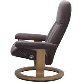 Stressless Relaxsessel Consul Kunstleder 76 x 100 x 71 cm Rot mit Classic Base