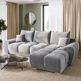 bromarkt Ecksofa Nubes grau