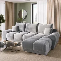 bromarkt Ecksofa Nubes grau