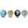 Columbus Globus 40 cm LED Edelstahl