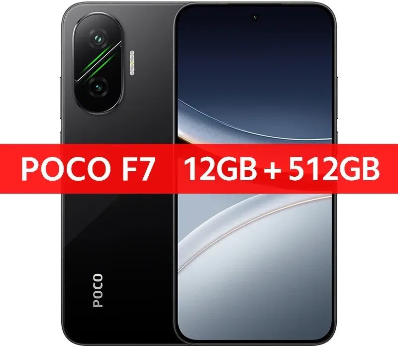 【Weltpremiere】POCO F7 5G Global Version Snapdragon ®   8s Gen 4 NFC 6,83 1,5K AMOLED Display 50MP Kamera OIS 6500mAh Smartphone