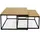 home collective Couchtisch 2er Set Eiche hell 70 x 42 x 70 cm