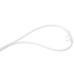 Sauerstoffbrille für Erwachsene mit gebogenen Nasenstutzen und Doppel-Lumen O2-B...