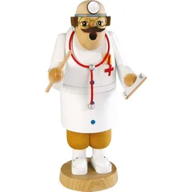 Erzgebirgische Volkskunst Richard Glässer GmbH Räuchermann Arzt 18 cm