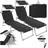 Tectake Gartenliegen 2 St.