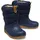 Crocs Classic Neo Puff Boot K Stiefel, Navy/Gum, 32/33 EU