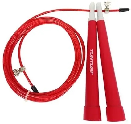 Steel Skipping Rope Red