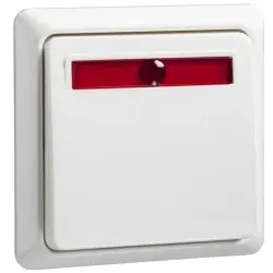 Elso 501624 Wechselkontrollschalter 10A beleuchtet komplett RENOVIERUNG Steckklemme reinweiß