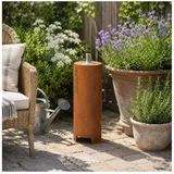 Hti-Living Gartenfackel Metall blau
