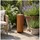 Hti-Living Gartenfackel Metall blau