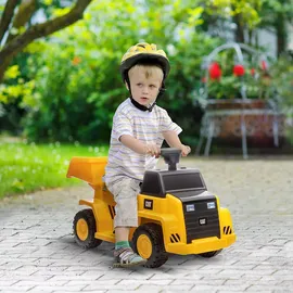 Homcom Elektro Kindertraktor Gelb