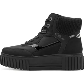 s.Oliver Damen Plateau Sneaker für Damen, schwarz, Größe 40 EU