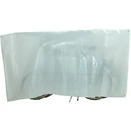 VK Duo Fahrradschutzhülle Fahrradabdeckung weiß 250 x 130 mm