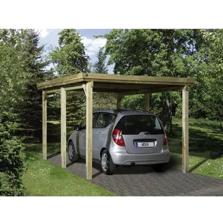 Weka Einzelcarport 617 2,94 x 3,98 m kdi inkl. PVC Trapezplatten