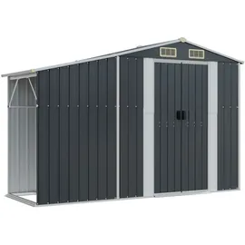 vidaXL Gerätehaus 0,93 x 0,93 m Anthrazit