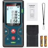 Digitaler Laser-Entfernungsmesser, LM100 100 m, digitaler Laser-Entfernungsmesser, Länge/Fläche/Volumen/Pythagoras-Theorem-Messung mit