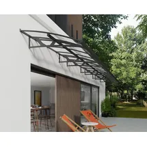 CANOPIA Vordach Amsterdam 892 x 139 cm grau
