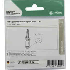 Köro Spülkastenscheibe 28,5 mm x 65 mm x 3 mm