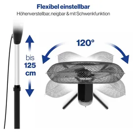 Clatronic VL 3603 S Standventilator schwarz