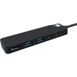 Targus HyperDrive Flex USB-C Hub kompatibel mit verschiedenen Modellen Schwarz