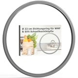 Ancable Ersatzteil Dichtungsring für WMF, 22cm Schnellkochtopf Silikon Dichtung für WMF und Silit 3L 4.5L 6.5L 8.5L, 6068559990 6068559997 Dichtungsring WMF Schnellkochtopf Ersatzteile