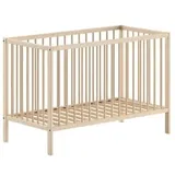 others BABYBETT Kara-lynn 124x84x65 aus Massivholz in Buche Natur | Gr.: onesize