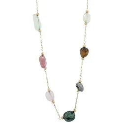 Kette mit Anhänger ADELIA ́S, gold, Halsketten, Damen, unbekannt, Edelstahl