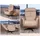 MCW Relaxsessel MCW-L10 Leder 0 x 0 x 0 cm taupe drehbar