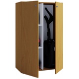 VCM Putzschrank Lona Mini mit Türen, buche